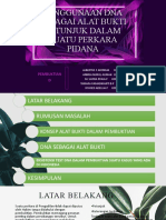 Penggunaan Dna Sebagai Alat Bukti Petunjuk