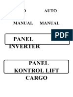 Auto Auto Manual Manual: Panel Inverter Panel Kontrol Lift Cargo