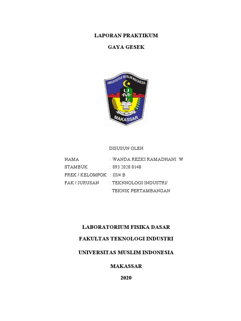 Untuk memperlambat gerak suatu benda maka gaya gesek yang diberikan harus semakin