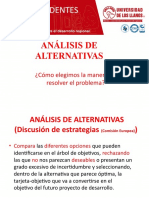 Análisis de Alternativas