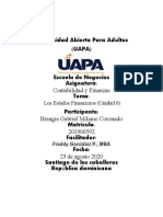 UAPA Contabilidad estados financieros Ferretería La Gigante