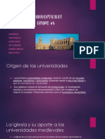 Origen de Las Universidades Medievales Grupo #5