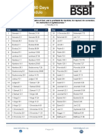Reading Schedule: The Bible in 60 Days