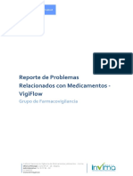 Tutorial Reporte Problemas Relacionados Con Medicamentos - VigiFlow