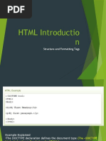 HTML Introduction