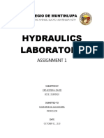 Hydraulics - Laboratory Assignment 1.docx