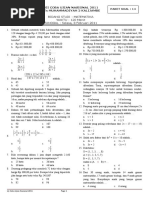 Contoh Bank Soal Un Matematika Smp 2011