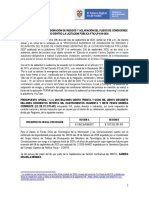 Acta de Audiencia de Riesgos y Aclaraciones - Ftic-Lp-038-2020 PDF