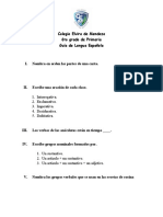 6to de Primaria Práctica Final de Lengua Española