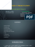 Mini Project Presentation: Government Policy