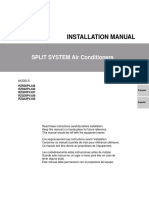 Installation Manual: SPLIT SYSTEM Air Conditioners