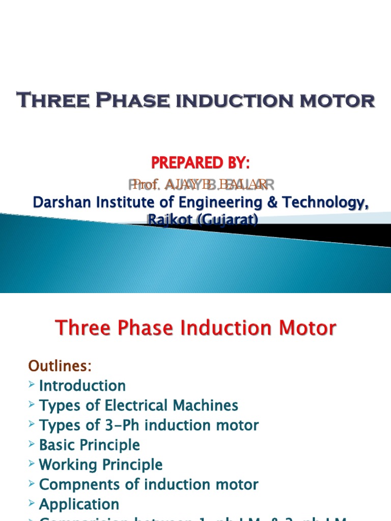 An Overview of ThreePhase Induction Motors Exploring Their Types