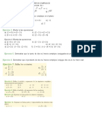 Ejercicios Con Numeros Imaginarios Complejos