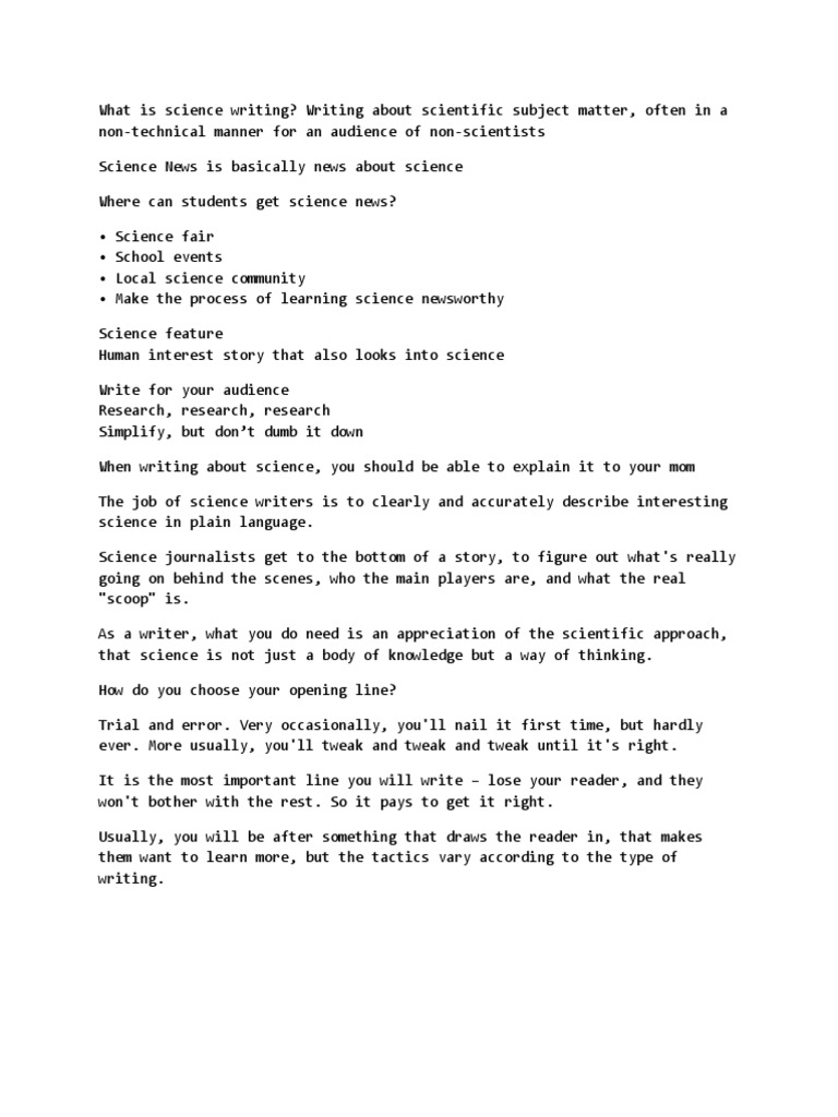 what-is-science-writing-pdf