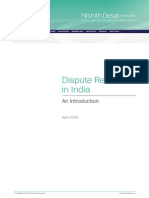 Nda Dispute - Resolution - in - India