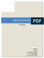 Entregable Base de Datos