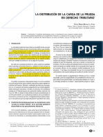 Lectura 2 - La Distribucion de La Carga de La Prueba en Derecho Tributario PDF