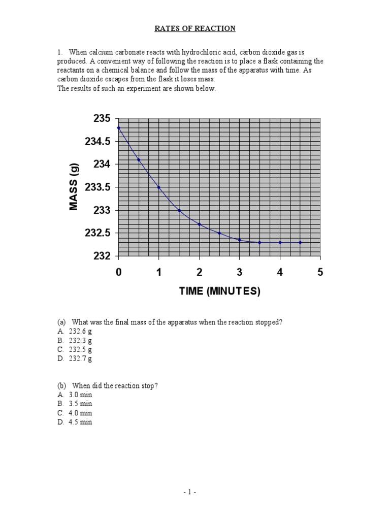 Topic 3 Homework Fire Extinguisher PDF Reaction Rate Hydrogen Peroxide