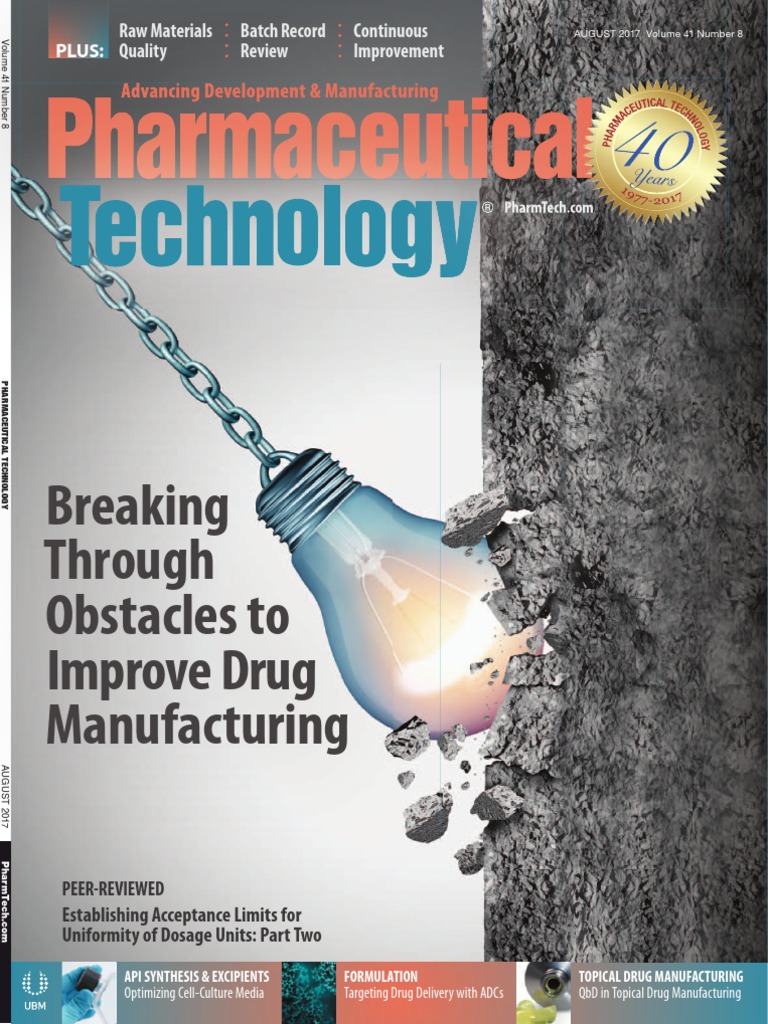 PharmTech NA Aug2017 | PDF | Food And Drug Administration | Peer Review
