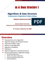 Algorithm & Data Structure I Fundamentals