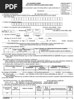 Allahabad Bank Bio Data Cum Declaration Form: 5. Father's Occupation (Service/Business)