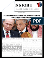 Finsight: Standoff Between The Holy Trinity of Oil-Opec, Mexico and Russia