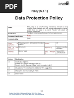 Policy 5.1.1 Data Protection Policy