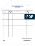 Crane & Earth Moving Vehicles Inspection ReportRev 00 PDF