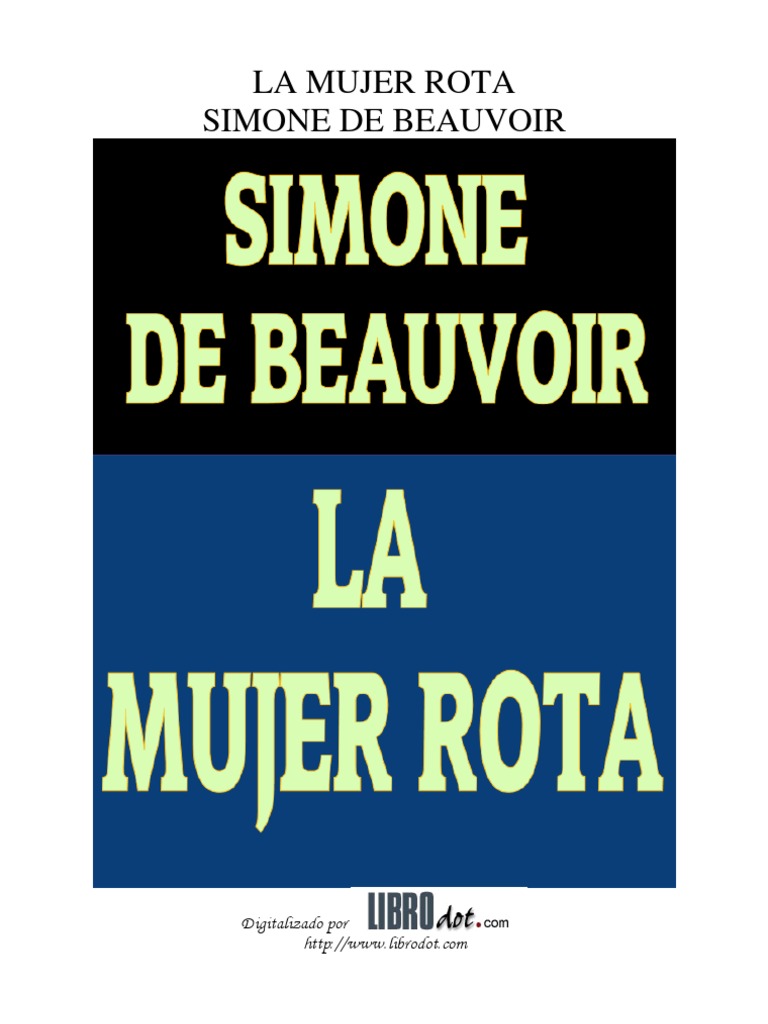 Beauvoir, Simone de - La Mujer Rota | PDF