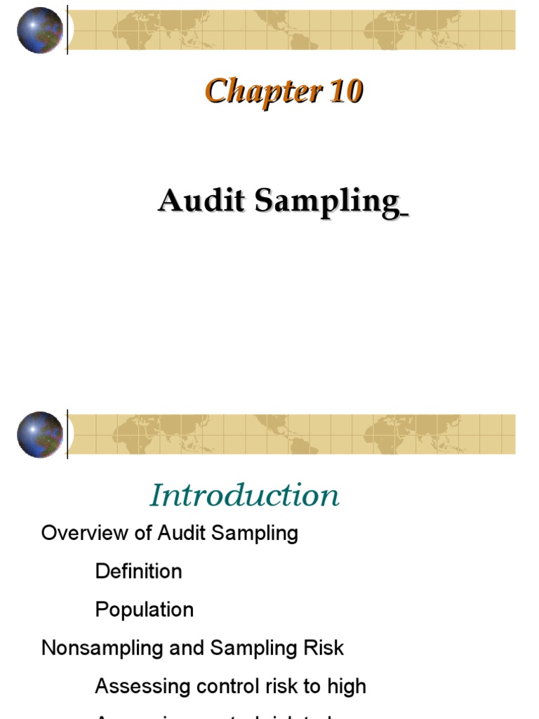 Audit Sampling Techniques | PDF | Sampling (Statistics) | Audit