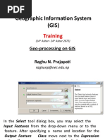 Geographic Information System (GIS) : Training