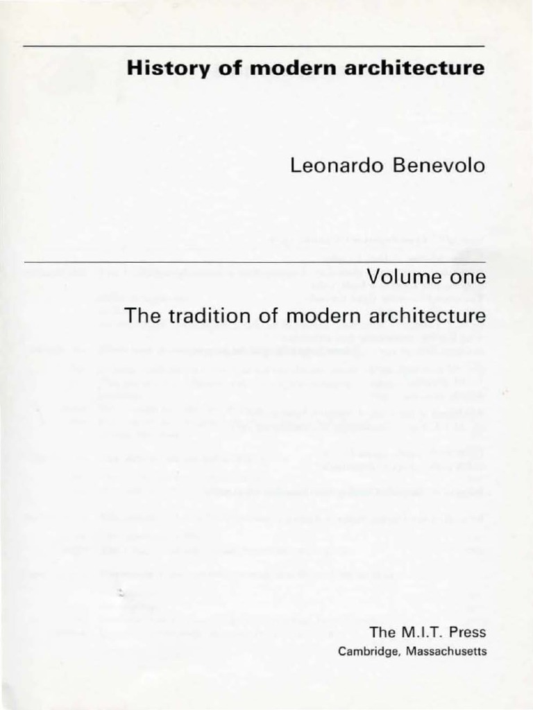 Leonardo Benevolo History Of Modern Architecture Cast Iron Viscosity