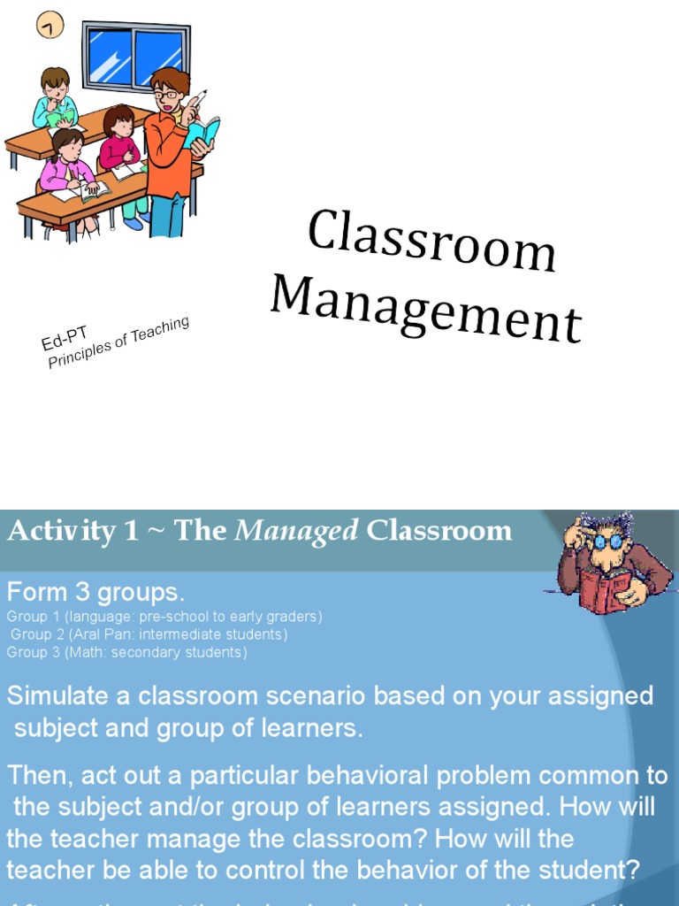 07 Classroom Management | PDF | Classroom | Teachers