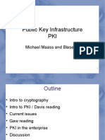 Public Key Infrastructure PKI: Michael Maass and Blase Ur
