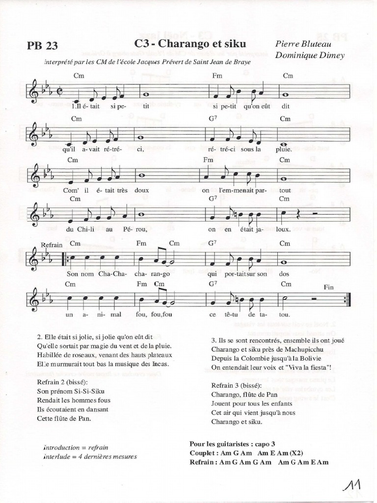 Charango Et Siku - Copie Pdf | Pdf