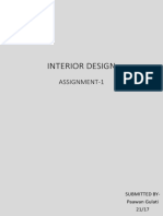 Interior Design: Assignment-1