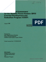 Master: Environmental Assessment For The Satellite Power System (SPS) Concept Development and Hraluation Program (CDEP)
