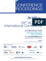 28th ACHPER International Conference PDF