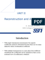 Unit Ii: Reconstruction and Artifacts