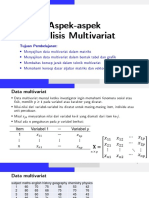 Aspek - Aspek Multivariat