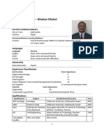 Resume Summary - Over 23 Years Experience in Hydropower Engineering