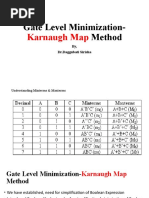 Gate Level Minimization-Method: Karnaugh Map