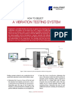 Sentek - How To Select A Vibration Testing System - Kvalitest Industrial
