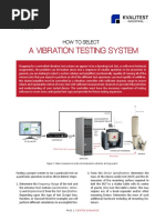 Sentek - How To Select A Vibration Testing System - Kvalitest Industrial