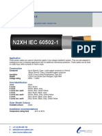Datasheet N2XH IEC 60502 1