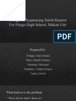 Design of Sequencing Batch Reactor For Pitogo High School, Makati City