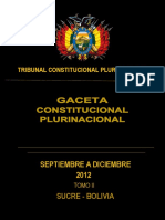 TRIBUNAL CONSTITUCIONAL TOMO II