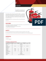 Ecat Fire Extinguisher AFFF Foam Data Sheet