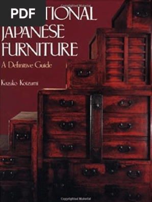 Traditional Japanese Furniture by Kazuko Koizumi PDF | PDF