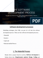 The Software Development Process: Excerpts From Martin Fowler, 2004, UML Distilled 3 Edition, Addison-Welsey New York